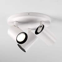 Astro Aqua 3 Light Round Spotlight Plate - Matt White