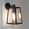 Astro Calvi Outdoor Hanging Lantern Wall Light - Black