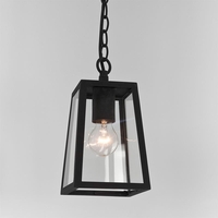 Astro Calvi Pendant Porch Lantern - Black