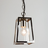 Astro Calvi Pendant Porch Lantern - Polished Nickel