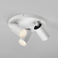 Astro Can 50 3 Light Round LED Spotlight Plate - Matt White