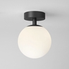 Astro Denver Semi-Flush Ceiling Light - Matt Black