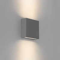 Astro Elis LED Outdoor Up & Down Wall Light - Silver