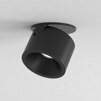 Astro Lyn Recessed LED Single Spotlight - Matt Black