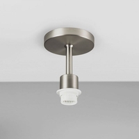 Astro Semi-Flush Ceiling Pendant Lamp Holder - Matt Nickel