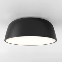 Astro Taiko 400 Flush Ceiling Light - Matt Black