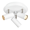 Barcelona 3 Light Spotlight Plate - White