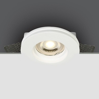 Beam Plaster-In Fixed Downlight - White