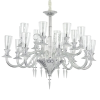 Beethoven 16 Light Chandelier - Clear Glass