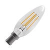 Bell 4W Cool White 470lm LED Decorative Filament Candle Bulb - Small Bayonet Cap