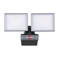 Brennenstuhl 30W Cool White LED Wifi Twin Floodlight - Black