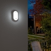 Brennenstuhl Oval 15W Cool White LED Flush Light with PIR Sensor