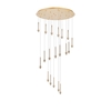 Brodie 19 Light Cluster Ceiling Pendant - French Gold