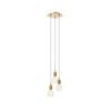 Bronx 3 Light Cluster Ceiling Pendant Light - Bronze
