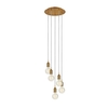 Bronx 5 Light Cluster Ceiling Pendant Light - Bronze