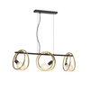 Bryson Bar Ceiling Pendant Light - Matt Black