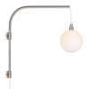 Buddy Wall Light with Plug - Steel