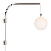 Buddy Wall Light with Plug - Steel