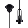 Cash Ceiling Pendant Lamp Holder - Matt Black