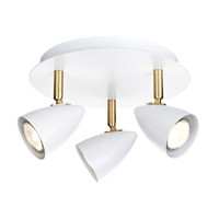 Ciro 3 Light Spotlight Plate - White