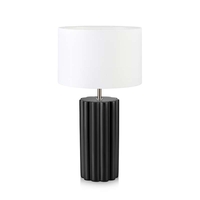Column Table Lamp - Black