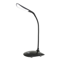 Compact LED USB Desk Lamp - Black