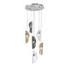 Corbin 6 Light Cluster Ceiling Pendant - Polished Chrome