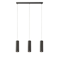 Costilla 3 Light Bar Ceiling Pendant - Dark Grey