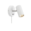 Costilla Reading Light with Plug - White