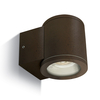 Cylinder 90 Outdoor Wall Light - Rust Brown