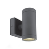 Cylinder Outdoor Up & Down Wall Light - Anthracite