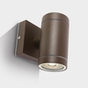Cylinder Outdoor Wall Light - Rust Brown