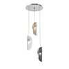 Cyrus 3 Light Cluster Ceiling Pendant - Polished Chrome