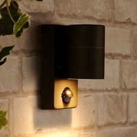 Dan Outdoor Wall Light with PIR Sensor - Anthracite