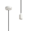 Dani Ceiling Pendant Lamp Holder - White