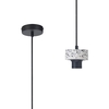 Daniel Ceiling Pendant Lamp Holder - White