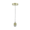 Dar 1 Ceiling Pendant Lamp Holder - Brass