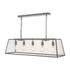 Dar Academy 5 Light Bar Ceiling Pendant - Antique Copper