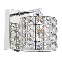 Dar Agneta Wall Light - Polished Chrome