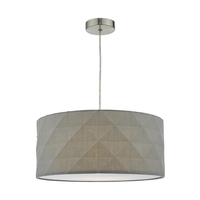 Dar Aisha Easy Fit Ceiling Pendant Shade - Grey