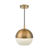 Dar Andre Ceiling Pendant Light - Aged Brass