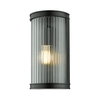 Dar Anund Half Lantern Wall Light - Matt Black