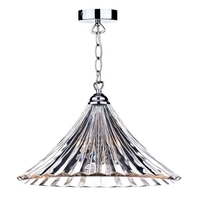 Dar Ardeche Large Ceiling Pendant Light - Clear