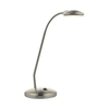 Dar Aria LED Desk Lamp - Satin Chrome