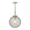 Dar Avari Glass Ceiling Pendant Light - Satin Brass
