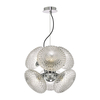 Dar Bibiana 6 Arm Glass Ceiling Pendant Light - Clear