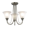 Dar Boston 3 Arm Semi-Flush Ceiling Light