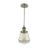 Dar Curtis Ceiling Pendant Light - Brass