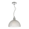 Dar Cytheria Glass Ceiling Pendant Light - Polished Chrome