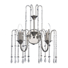 Dar Daniella Twin Wall Light - Polished Nickel